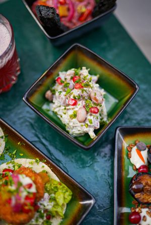 Creamy coleslaw at B.Better in Paris