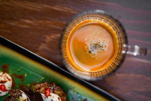 Café allongé at B.Better in Paris