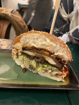 Portobello burger  at B.Better in Paris