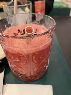 Raspberry mocktails  at B.Better in Paris