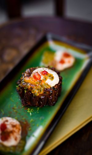 Gateau au chocolat/passion at B.Better in Paris