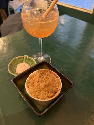 Be better Sprite and apple crumble   at B.Better in Paris