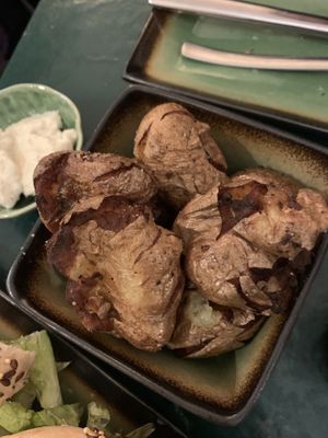 Crispy potatos with homemade aioli  at B.Better in Paris