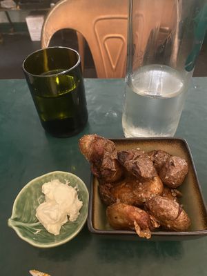 Roasted potatoes  at B.Better in Paris