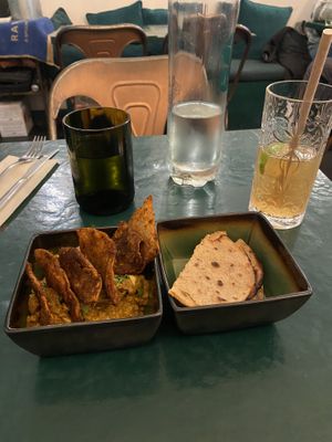 Smoked guacamole dip  at B.Better in Paris