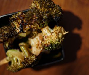 Brocolis skewers at B.Better in Paris