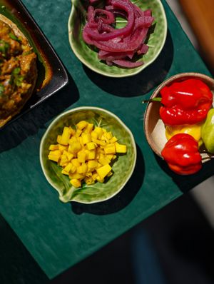 Homemade pickles at B.Better in Paris