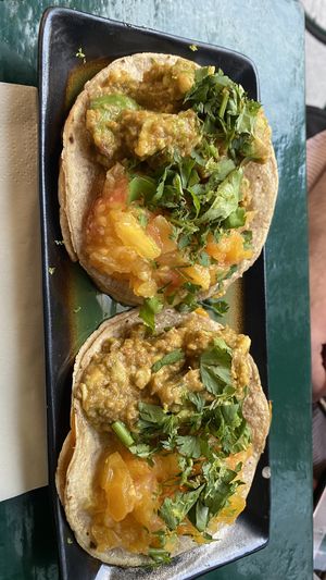 Lentil tacos  at B.Better in Paris