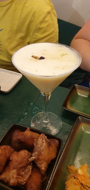 Virgin pina colada top at B.Better in Paris