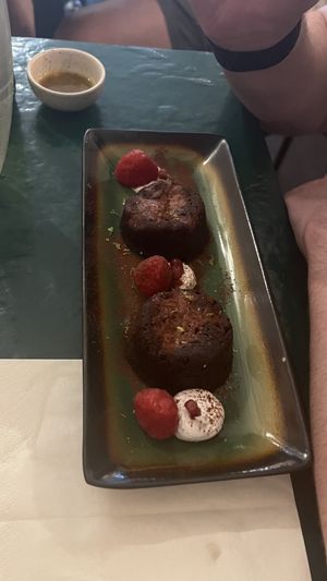 Chocolate and raspberry cake  at B.Better in Paris