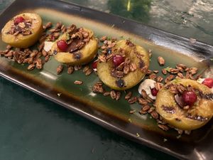 The plum dessert  at B.Better in Paris