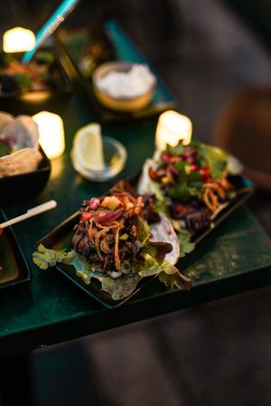 Mushroom tacos d'automne at B.Better in Paris