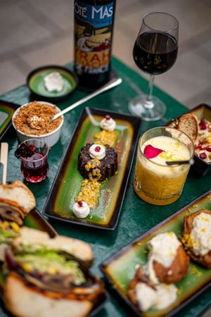 Passion fruit chocolate cake without gluten at B.Better in Paris