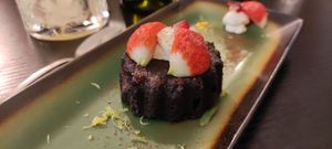 Strawberry chocolat cake at B.Better in Paris