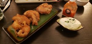 Deep fried mushrooms at B.Better in Paris