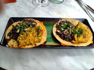 Quesadillas at B.Better in Paris