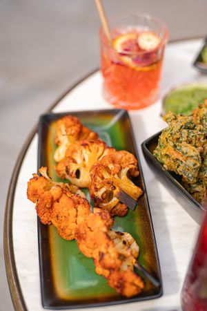 Buffalo-style cauliflower at B.Better in Paris