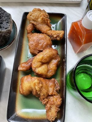 Mushroom Fritters  at B.Better in Paris