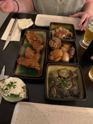 Some of our incredibly tasty vegan tapas. at B.Better in Paris