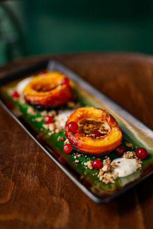 Nectarine Rôtie au BBQ at B.Better in Paris