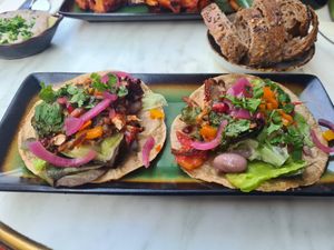 Mushroom tex mex at B.Better in Paris