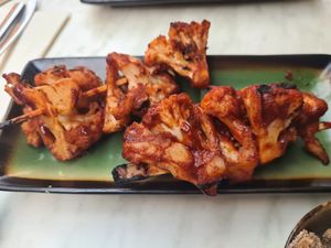 brochettes de chou fleur bbq at B.Better in Paris