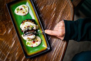 Gâteau d'automne/hiver choco-poire sans gluten at B.Better in Paris