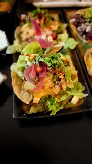 Mushroom taco at B.Better in Paris