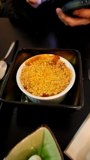 Apple crumble at B.Better in Paris