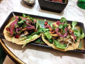 Mushroom tacos at B.Better in Paris