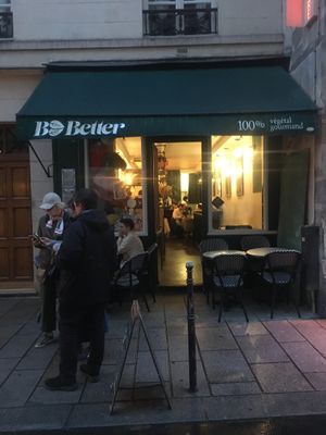 Restaurant exterior   at B.Better in Paris