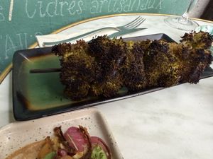 Grilled broccolii  at B.Better in Paris