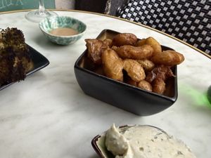 Roasted potatoes  at B.Better in Paris