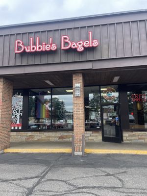   at Bubbie's Bagels in Traverse City