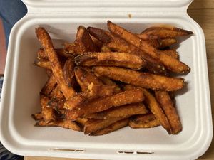 Sweet potato fries  at Rio's in Shanklin