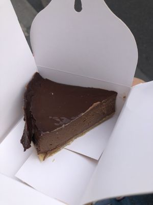 Flan chocolat  at Land & Monkeys - Turenne in Paris