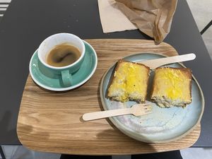 Croque Monsieur et le café  at Land & Monkeys - Turenne in Paris