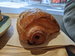Pain au chocolat at Land & Monkeys - Turenne in Paris