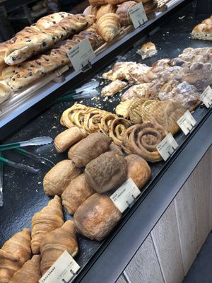 Viennoiserie selection   at Land & Monkeys - Turenne in Paris