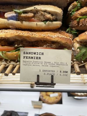 Sandwich fermier  at Land & Monkeys - Turenne in Paris