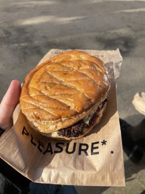 Galette des rois (small size) #Veganuary at Land & Monkeys - Turenne in Paris
