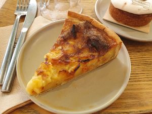 Quiche Lorraine at Land & Monkeys - Turenne in Paris