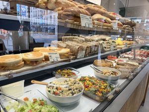 Bakery case  at Land & Monkeys - Turenne in Paris
