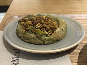Pistachio cookie  at Land & Monkeys - Turenne in Paris