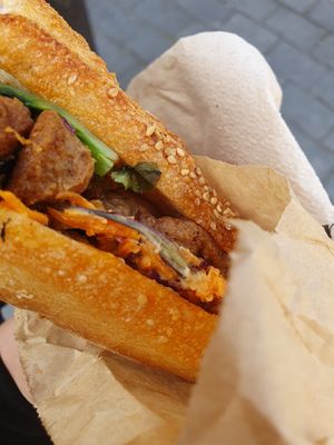 Sandwich fermier (very good) at Land & Monkeys - Turenne in Paris