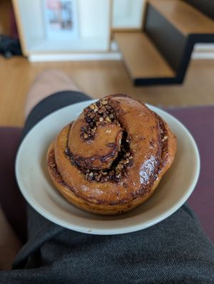 A babka roll at Land & Monkeys - Turenne in Paris