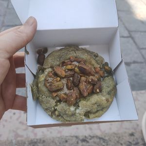 Chimp cookie: delicious! at Land & Monkeys - Turenne in Paris