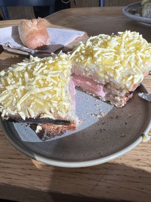 Croque monsieur  at Land & Monkeys - Turenne in Paris