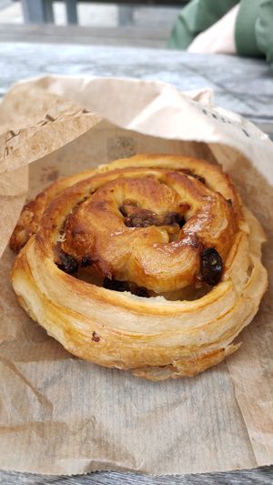 Pain aux raisins (lovely) at Land & Monkeys - Turenne in Paris