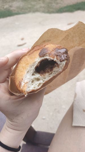Beignet (divine) at Land & Monkeys - Turenne in Paris